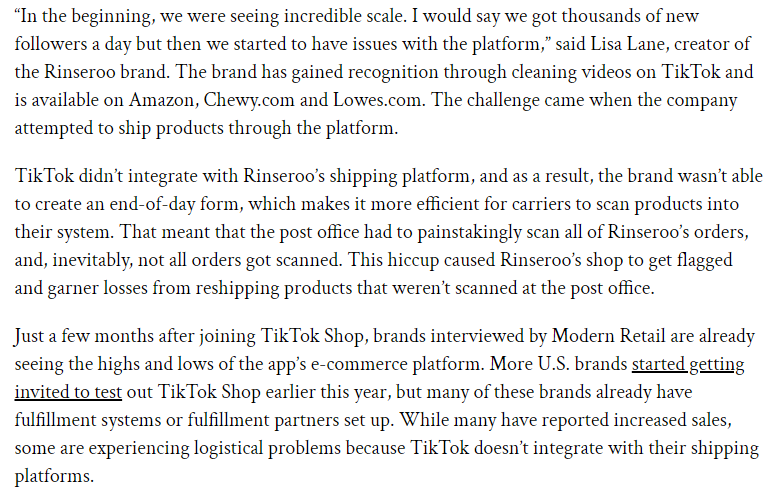 TikTok Shop在美又遇难题,物流成市场扩张关键